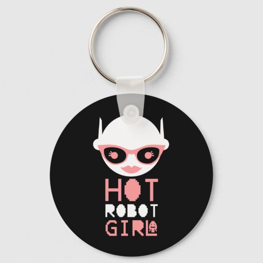 Porte-clés Fille robot chaude (Recto)