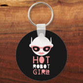 Porte-clés Fille robot chaude (Recto)