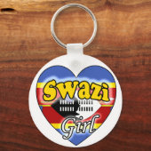 Porte-clés Fille swazie (Recto)