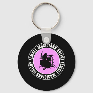 Porte-clés Fille tambour Noir
