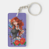 Porte-clés Fille tatouée (Dos)
