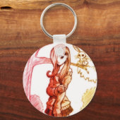 Porte-clés Fille timide (Recto)