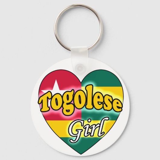 Porte-clés Fille togolaise (Recto)