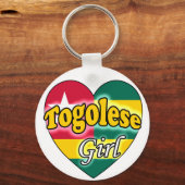 Porte-clés Fille togolaise (Recto)