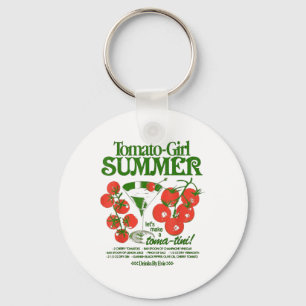 Porte-clés Fille Tomate Été Tomate Fruit Frais Tendance Aesth