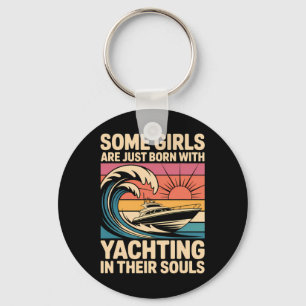 Porte-clés Filles aux âmes de yachting Croisière Party Queen