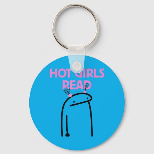 Porte-clés Filles Chaudes Lisent (Recto)