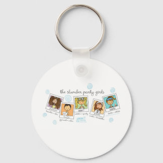 Porte-clés filles de la fête du sommeil