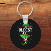 Porte-clés Filles de Noël Elf les plus âgées Femmes Escouade (Recto)