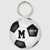 Porte-clés filles garçons équipe de football commémoratif cad (Verso)