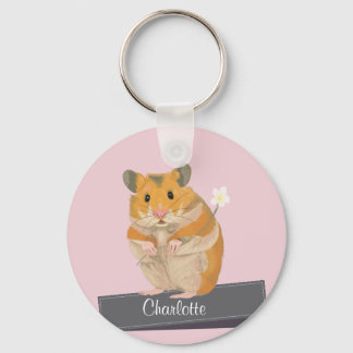 Porte-clés Filles Hamster D'Or