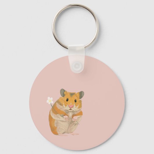 Porte-clés Filles Hamster D'Or (Verso)