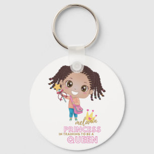 Porte-clés Filles MELANIN Princesse Entraînement pour être re