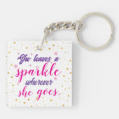 Porte-clés Filles Paillettes Licorne (Dos)