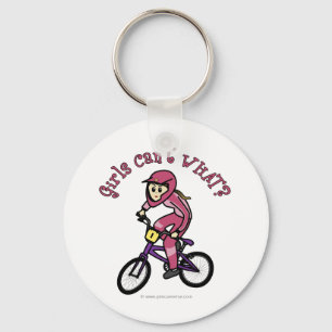 Porte-clés Filles rose pâle BMX