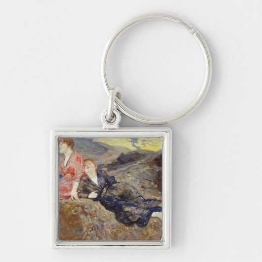 Porte-clés Filles sur le rivage, c.1884-85 (Devant)