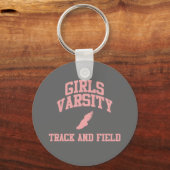 Porte-clés Filles Varsity Track et Field (Recto)