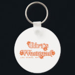 Porte-clés Filles Week-end Retro Moderne Bachelorette Party<br><div class="desc">Cet accessoire porte - clé fait la faveur parfaite ou le cadeau à votre prochain voyage d'escapade de fin de semaine des filles rétros. Il présente un design de marguerite orange super inspiré des années 70 et une police d'inspiration tendance et rétro-moderne. Customisez facilement avec votre ville et votre état...</div>