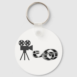 Porte-clés Film strip and film camera