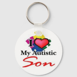 Porte-clés fils autiste