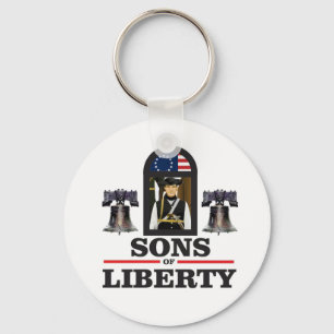 Porte-clés fils d'art de liberté