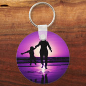 Porte-clés Fils et mère Child Beach Jumping (Recto)