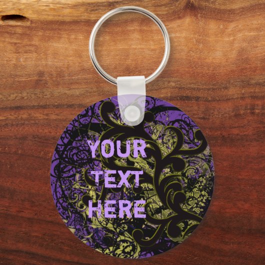 Porte-clés Fils jaunes (Recto)