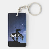 Porte-clés Fin de la piste avec Voie Lactée (Dos)