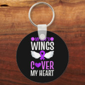 Porte-clés Fin de l'overdose Les ailes de mon fils couvrent m (Recto)