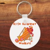 Porte-clés Fin de semaine des filles tropicales (Recto)