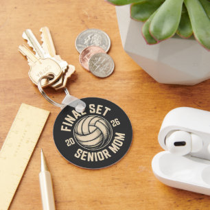 Porte-clés Final Set Senior Mom 2026 Graduation Volleyball