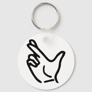 Porte-clés finger crossed icon