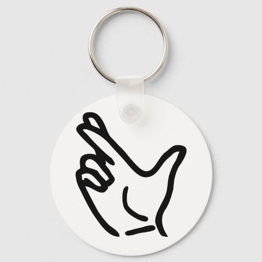 Porte-clés finger crossed icon (Recto)