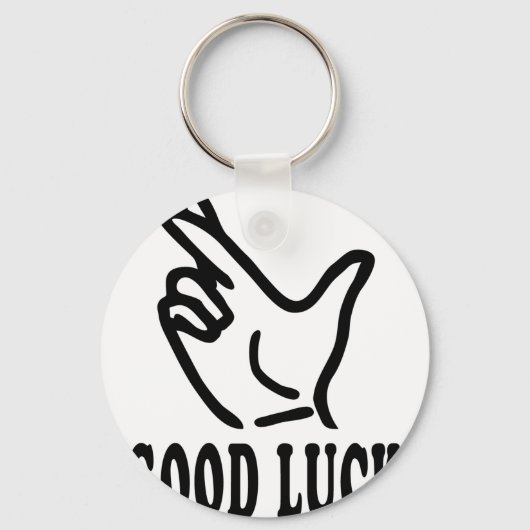 Porte-clés finger good luck icon (Recto)