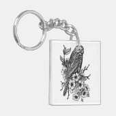 Porte-clés Finition sur branche cerise (Devant gauche)