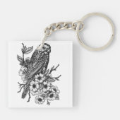 Porte-clés Finition sur branche cerise (Dos)