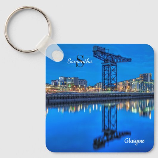 Porte-clés Finnieston Crane, Glasgow, Scotland Keyring (Recto)