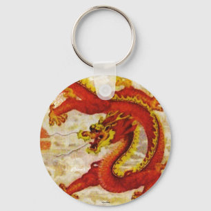 Porte-clés Fire Dragon Keychain