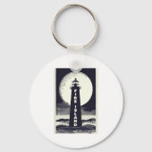 Porte-clés Fire Island Lighthouse New York Moon  (Recto)