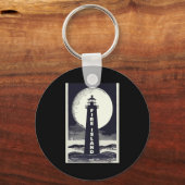 Porte-clés Fire Island Lighthouse New York Moon  (Recto)