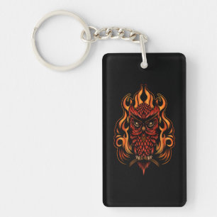 Porte-clés Fire owl