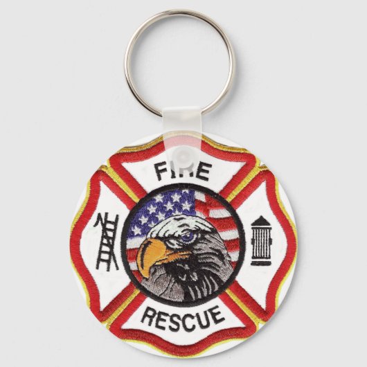 Porte-clés Fire Rescue Maltese Cross (Recto)