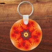 Porte-clés Fire Web - Art fractal (Recto)