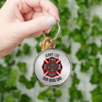 Firefighter Nom de texte personnalisé Personnalisé
