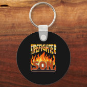 Porte-clés Firefighter Son Fireman Gift Proud Firefighter Quo (Recto)