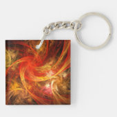 Porte-clés Firestorm Art Abstrait (Dos)