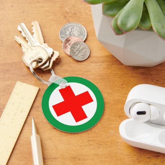 Porte-clés First Aid - Medic - Ambulance, Help Keychain (Bureau)