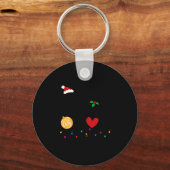 Porte-clés First Christmas As A Mom Family Matching Cute T Sh (Recto)