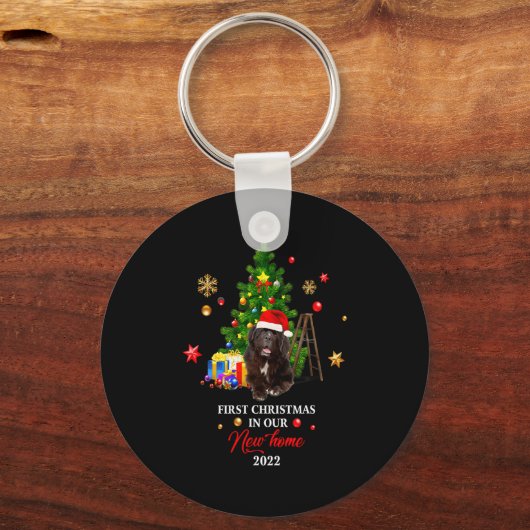 Porte-clés First Christmas In Our New Home Xmas Newfoundland (Recto)