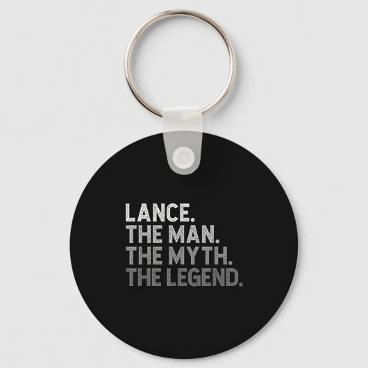 Porte-clés First Name Lance The Man Myth Legend D Funny  (Recto)